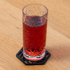 Zeta Handcrafted Recycled Rubber Coaster - Set of 2 or 4